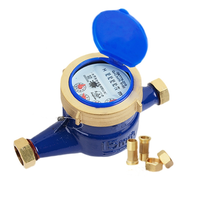 Medidor de flujo de agua analógica dn15, medidor de flujo caliente (frío) de 3/4 pulgadas, gran oferta, fabricante
