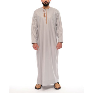 Material PERSONALIZADO de alta calidad para hombres, nuevo diseño, Jubba/Thobes, precio muy bajo, venta directa de fábrica - Product Image 5