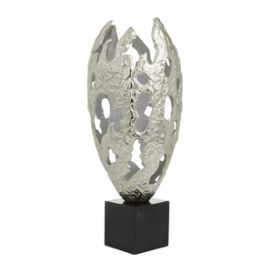 European Style Silver Interior Decoration Home Decor Ornaments Luxury Aluminum Sculpture for Home Decor - Product Image 3