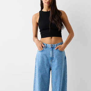 Mode porter coupe classique sans manches culture pour un usage quotidien réservoir de culture en tissu doux pour se prélasser ou sortir - Product Image 3