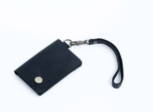 Porte-cartes en cuir véritable RABADA de conception classique avec fermeture à pression 4x3 pouces Logo de portefeuille de poche d'affaires de haute qualité pour hommes - Product Image 1