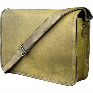 New 2025 Leather Bags Business <b>Laptop</b> Waterproof Computer <b>Handbag</b> - Product Image 4