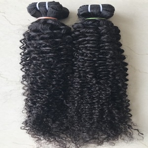 Extensions de cheveux indiens Remy 100 % naturels, qualité 12A, traitement vapeur, 22 pouces, bouclés crépus, double trame, 100 g, couleur noire, vente en gros - Product Image 5