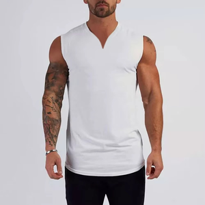 New Arrival Custom Sleeveless <b>Shirts</b> Sport Tank Top <b>Men</b> Custom Made Logo Plus Size High Quality Tank Top For Gym And Fitness <b>Men</b> - Product Image 1