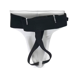 High Quality Boxing <b>Groin</b> Guard <b>Protector</b> for Kickboxing and Muay Thai Sparring Quick Dry Lightweight Breathable Front Logo - Product Image 3