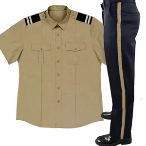 Hot Black Security Guard Wear Uniformes con chaquetas y pantalones Chaquetas de hombre para uniformes de guardia de seguridad - Product Image 2