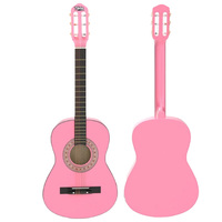 36 Inch 3/4 Junior Classical Guitar Kit for Kids Ages 8-12 Spruce Top Beginner | Mahogany Body Rosewood Fretboard Glossy Finish