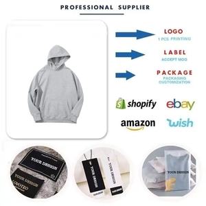 OEM 100% coton vierge pour hommes de haute qualité poids lourd coupe surdimensionnée logo d'impression personnalisé sweat-shirts à capuche et sweat-shirts à manches régulières pour hommes - Product Image 3