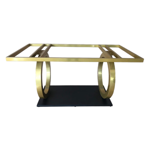 Contemporary Cast Iron <b>Coffee</b> <b>Table</b> Legs in Bronze Color CHBBA015 - Product Image 1
