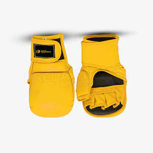 MMA Shooter Muay Thai Gants d'entraînement Vente en gros PU/cuir de vachette Sacs lourds de frappe, sparring, kickboxing et gants de combat - Product Image 2