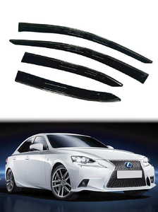 Garniture chromée Slimline pare-pluie pare-pluie pour Lexus IS250 IS300 2014-2020 acrylique voiture côté fenêtre bouclier GCS - Product Image 2