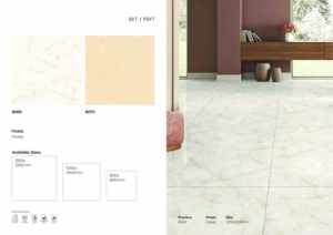 Carreaux de sol et de mur en porcelaine brillante 1200x1200, grande dalle pour revêtement de sol de luxe - Product Image 5