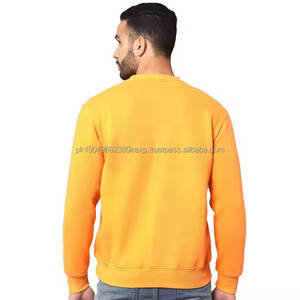 Sweat-shirt d'hiver de qualité supérieure à col rond haut respirant Style de rue à la mode motif solide brodé - Product Image 2