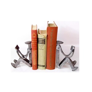 Extremos de libro de Metal con acabado antiguo de plata de tendencia, la mejor calidad para escuelas, biblioteca, soportes para libros de uso superior - Product Image 4