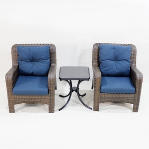 Juego de Sofás de Mimbre de Ratán Sintético Moderno Más Vendido para Patio y Jardín - Product Image 3