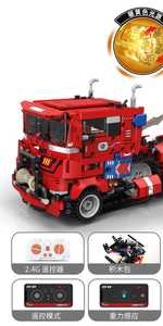 Jouets éducatifs échangeables transfrontaliers, briques de construction DIY, jouets pour enfants, modèle de simulation de voiture RC électrique programmable en résine - Product Image 2