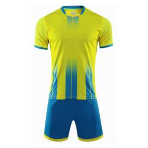 เสื้อฟุตบอลแขนสั้นใส่ได้ทั้งชายและหญิงผ้าโพลีเอสเตอร์สีพื้น - Product Image 2