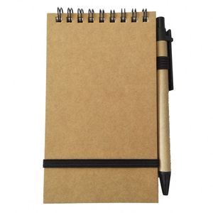 Jotters ECO personalizados con Bolígrafo-Papel reciclado de 3x5 pulgadas, diseño minimalista, práctico y perfecto para regalo promocional - Product Image 2