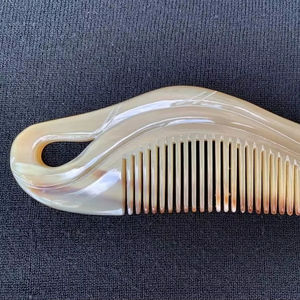 Venta al por mayor peine de búfalo y cuerno de buey peine negro marrón elegante y último diseño con plegado para fabricante fresco por HF CRAFTS - Product Image 3