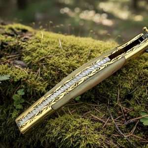 Hot Selling Premium Custom Handmade Damascus Steel Folding <b>Knife</b> Top Selling <b>EDC</b> <b>Pocket</b> <b>Utility</b> <b>Knife</b> Personalized Logo OEM - Product Image 4