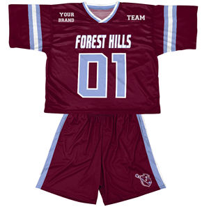 Camiseta de fútbol de camisetas de malla de Francia de gran tamaño personalizada de alta calidad del fabricante Camiseta cuadrada recortada de béisbol y fútbol - Product Image 4