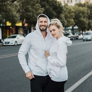 Sudadera con Capucha de Invierno para Hombre, 100% Algodón de Alta Calidad, con Cierre, Logotipo OEM Personalizado, Sudadera Deportiva Lisa con Capucha - Product Image 2