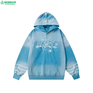 เสื้อสเวตเชิ้ตแบบสวมหัว ยูนิเซ็กซ์ ผ้าฝ้าย 100% สไตล์วินเทจ สีพื้น ผ้าฟลีซฝรั่งเศส สำหรับฤดูหนาว เป็นมิตรกับสิ่งแวดล้อม ระบายอากาศได้ดี น้ำหนัก 350 กรัม รับผลิตแบบ OEM - Product Image 4