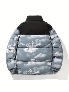 แจ็กเก็ตขนปุยฤดูหนาวของผู้ชายเสื้อแจ็คเก็ตหนังกันน้ำออกแบบได้ตามต้องการสำหรับตกแต่งขนาดใหญ่พิเศษ - Product Image 4