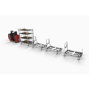 Carrello per pallet, senza piano in legno - MAT-BORO-1200X800-1 - Product Image 3