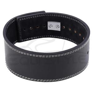 เข็มขัดออกกำลังกายหนังวัวสำหรับผู้ชาย, เข็มขัดล็อกตัวเองขนาด6นิ้วพร้อมโลโก้ปรับแต่งได้ - Product Image 4