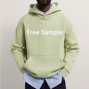 2024 Logo personnalisé poids lourd vierge 100% coton biologique Pima lourd surdimensionné en vrac sweat à capuche hommes - Product Image 5