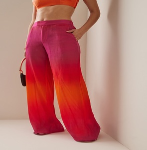 Pantalon Harem Empilé Femme Taille Mi-Haute Survêtement Streetwear Cargo 100% Coton Séchage Rapide Écologique Hip Hop - Product Image 3
