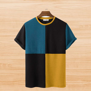 T-shirt à manches courtes pour homme, 100% coton, été, impression numérique personnalisée, logo personnalisé - Product Image 3