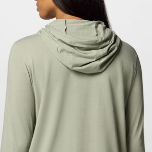 Servicio OEM con Mangas Completas / Cordones Ajustables para Capucha, Color Sólido con Precio de Fábrica para Compradores al por Mayor, Sudadera con Capucha para Mujer - Product Image 5