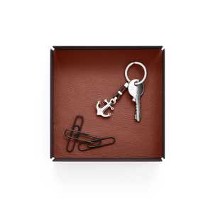 Plateau en cuir PU fait main de luxe, base en velours, haute qualité, design de poignée personnalisable pour les fruits secs, cadeau - Product Image 6