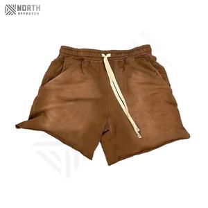 Wholesale Suppliers Sports Summer 100% Cotton Jogger Plain Sweatpants <b>Fleece</b> Knit <b>Shorts</b> Mens Sweat <b>Shorts</b> For Mans Men Summer - Product Image 3