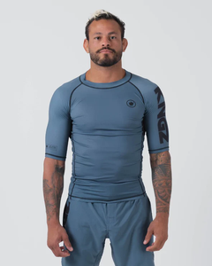 Rashguard MMA entièrement personnalisé, manches longues, impression par transfert thermique, séchage rapide, tissu 280g, chemises de sport 2025 par BWI - Product Image 2