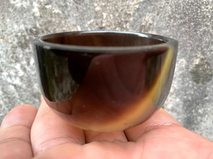 Bol en corne de buffle poli fait à la main, personnalisable, vaisselle animale nautique, artisanat naturel, vente en gros - Service par Tradebit - Product Image 3