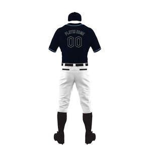 Uniformes de Béisbol Deportivos Casuales Transpirables Personalizados 2025, 100% Poliéster, Diseño con Logotipo Impreso Personalizado de la Mejor Calidad, OEM/ODM - Product Image 6