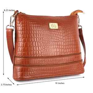 Offre spéciale, sacs à main de luxe en cuir véritable, multifonction, qualité supérieure, style vintage tendance, fermeture à glissière de deux couleurs personnalisées - Product Image 6