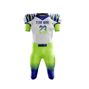 2025 último estilo de secado rápido conjunto de uniformes de fútbol americano al por mayor uniformes de fútbol americano con diseño personalizado - Product Image 2