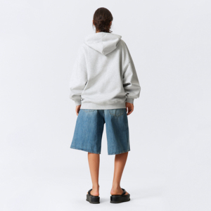 Sweat-shirts décontractés à capuche pour femmes, 100 % coton, personnalisables, avec logo frontal, motif uni, écologiques, séchage rapide, respirants - Product Image 4