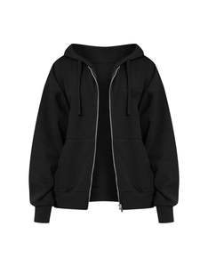 Sudadera con Capucha Oversize de Algodón 100% de 600 g/m² para Mujer, de Secado Rápido, con Logotipo Bordado/Estampado ODM, Color Liso, para Invierno, Venta al por Mayor - Product Image 1