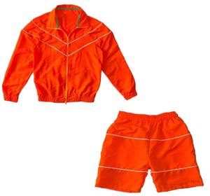 Pantalones cortos de gran tamaño con logotipo personalizado de Color de contraste de alta calidad para hombre, chándal de nailon con capucha Unisex para hombre - Product Image 2