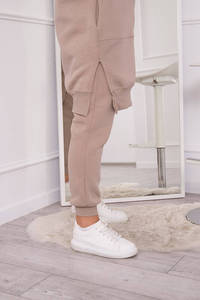 Sweat à capuche à manches longues pour femme, ensemble de survêtement complet avec fermeture éclair et pantalon - Product Image 6