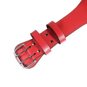 Cinturón de levantamiento de pesas de cuero genuino para gimnasio personalizado con acero ajustable para hebilla personalizada de Pakistán - Product Image 6