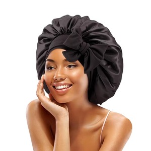 Alpha Kapa Alpha Bonnet en satin personnalisé brodé ou imprimé Bonnet de sommeil réversible à large bande réglable Double couche d'enveloppement des cheveux - Product Image 2