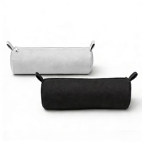 Trousse à crayons en toile personnalisée en gros, motifs animaux mignons (lapin, chat), sac de papeterie, pochette de maquillage portable, fabrication OEM/ODM, diverses formes de sacs