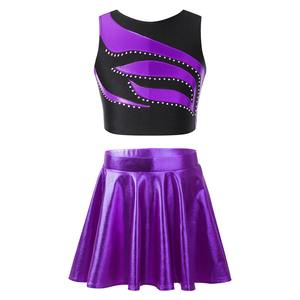 Traje de baile para niñas y niños, conjunto de Ropa de baile Hip Hop de dos piezas para niños, ropa de mujer - Product Image 4
