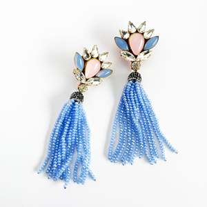 Pendientes de Cuentas Hechos a Mano con Bordado de Espejo, Pendientes de Cuentas Personalizados con Múltiples Cuentas para Mujer, Joyería Festiva para Fiestas al Mejor Precio - Product Image 6